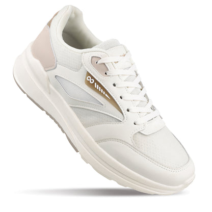 Men's Sports Sneakers - SGE24002 White Beige