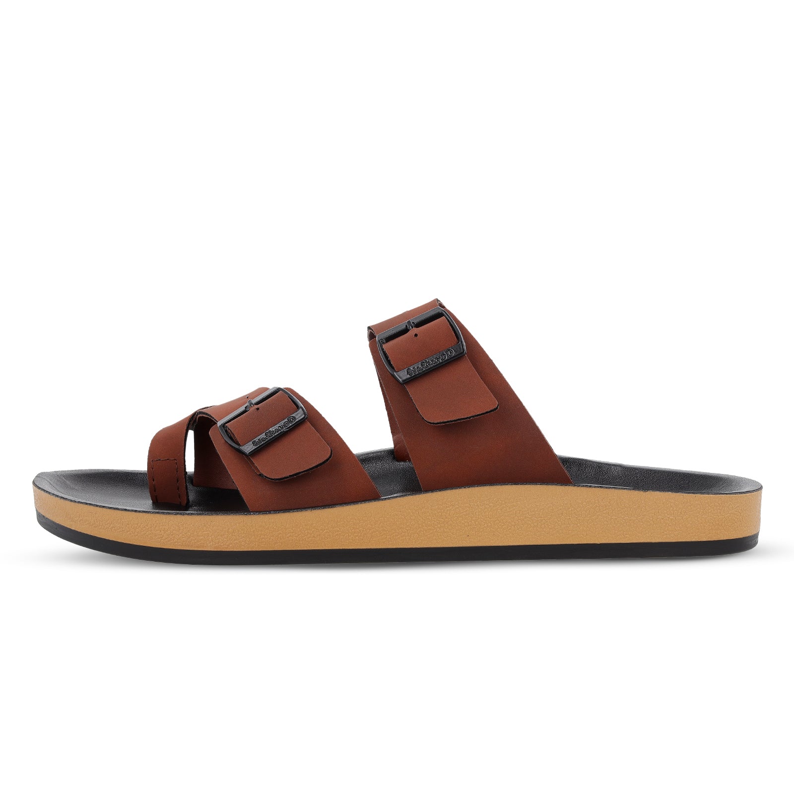 Men's Daily Wear Comfort Sandals - WGP53208 Barn Red