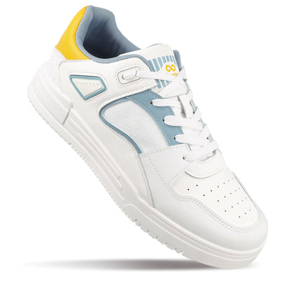 Men's Sports Sneakers - SGE24007 White Blue