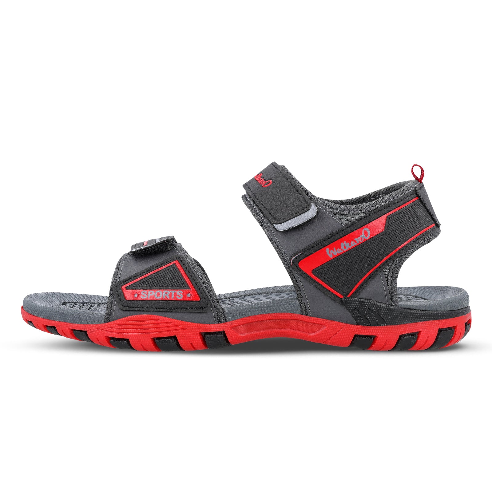 Men's Sports Sandals - WC4482 Grey Red