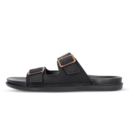 Men's Daily Wear Comfort Sandals - WE1337 Full Black