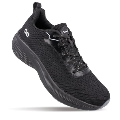 Men's Lace-up Sports Shoe - SGE21012 Black