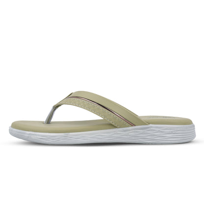 Women's Daily Wear V-Strap Sandals - WLP70414 Pista