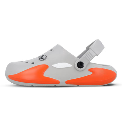Men's Clogs  - WC8768 Grey Orange