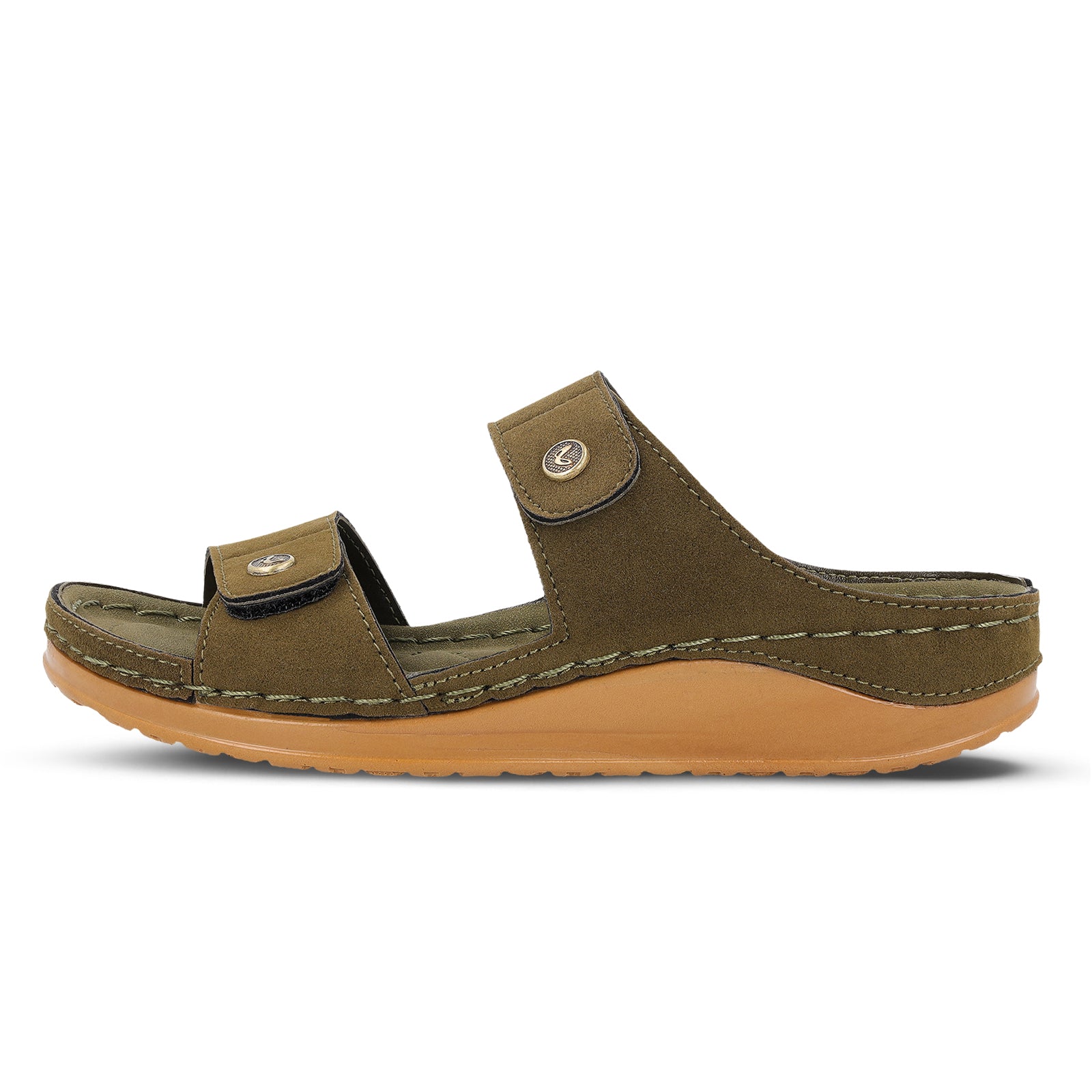 Women's Daily Wear Comfort Sandals - WLP74009 Olive