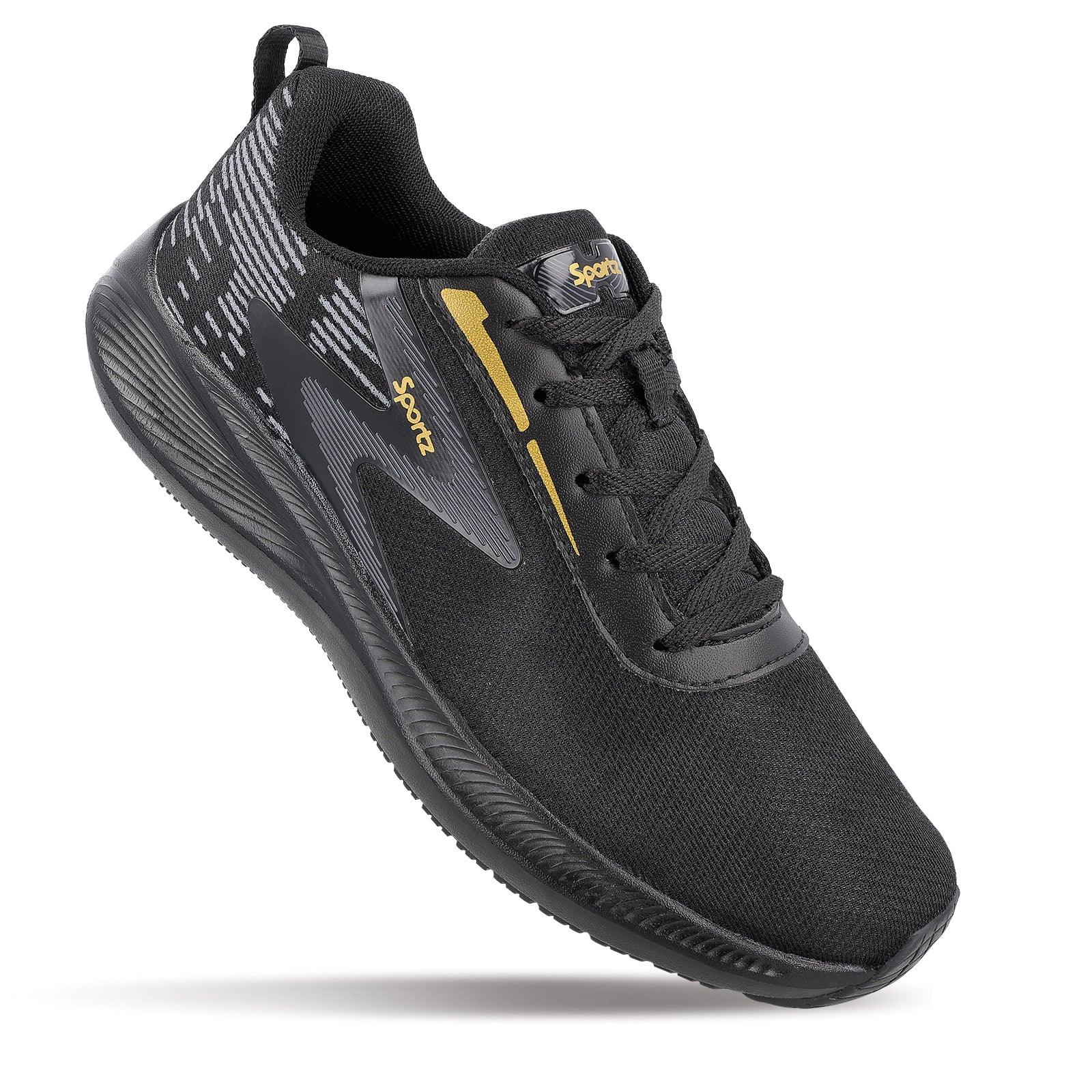 Stylex Men's Lace-up Sports Shoe - WS9611 Black