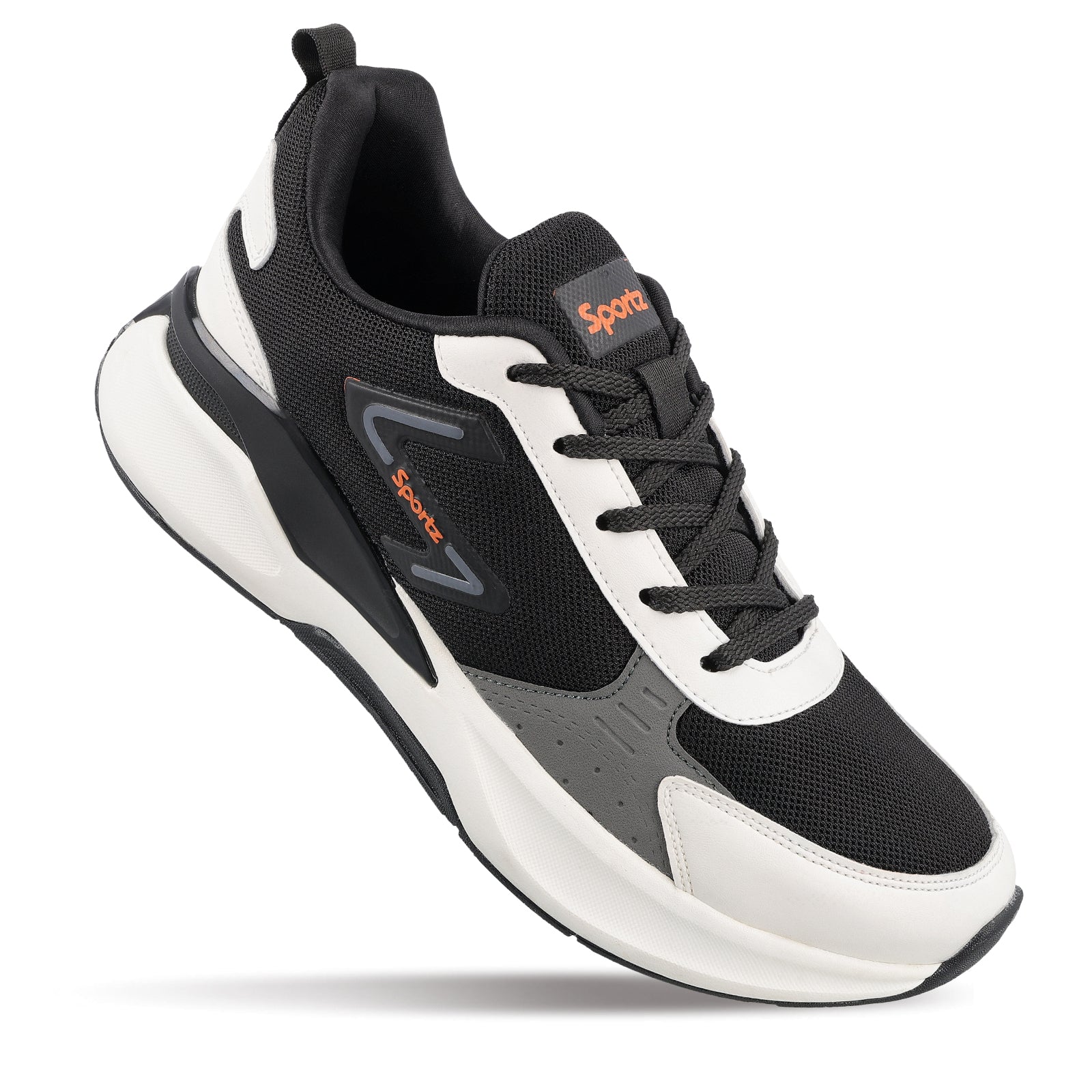 Men's Lace-up Sports Shoe - SGE24010 Black