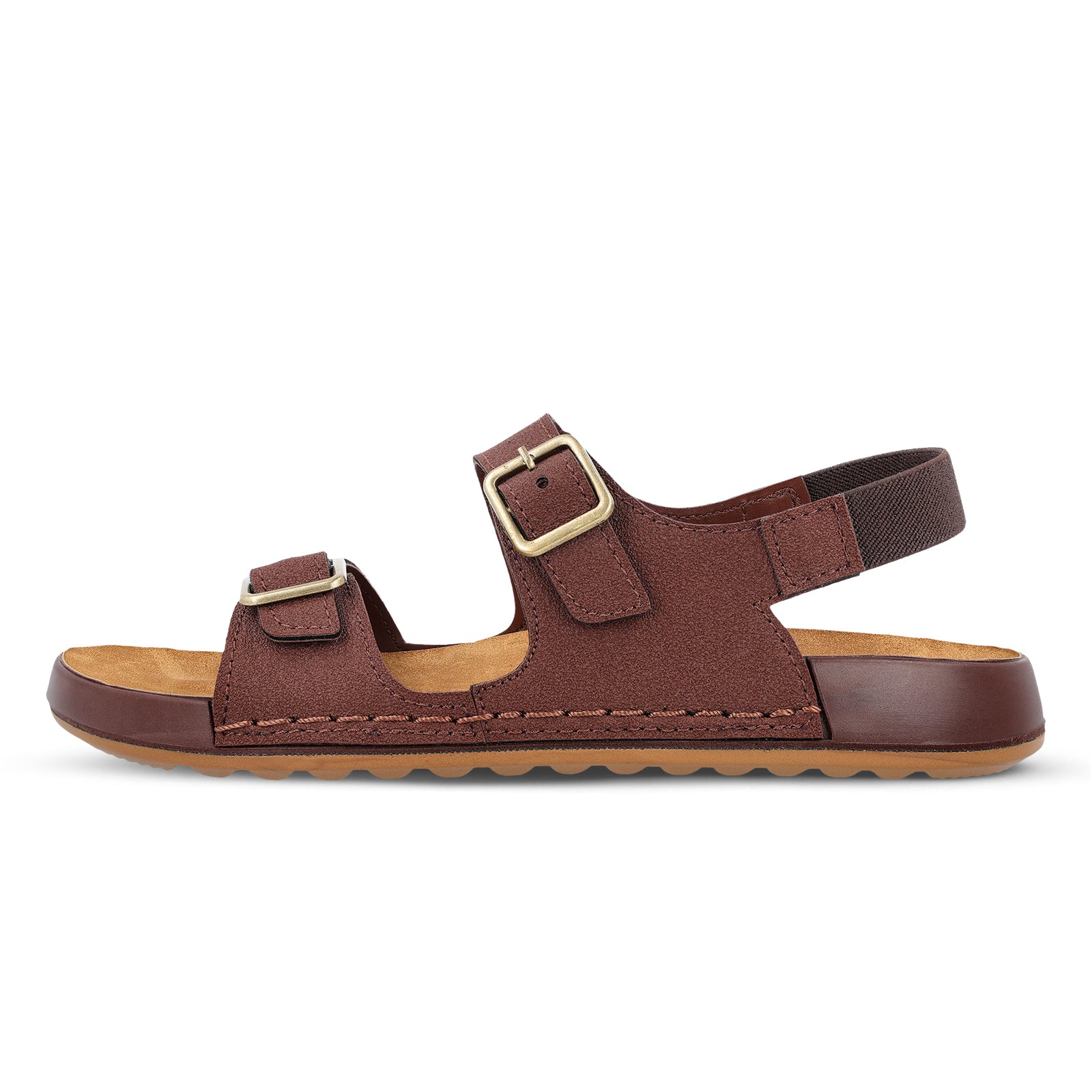 Women's Daily Wear Comfort Sandals - WLP78003 Brown Beige