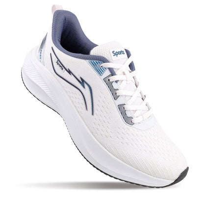 Men's Lace-up Sports Shoe - SGE21009 White