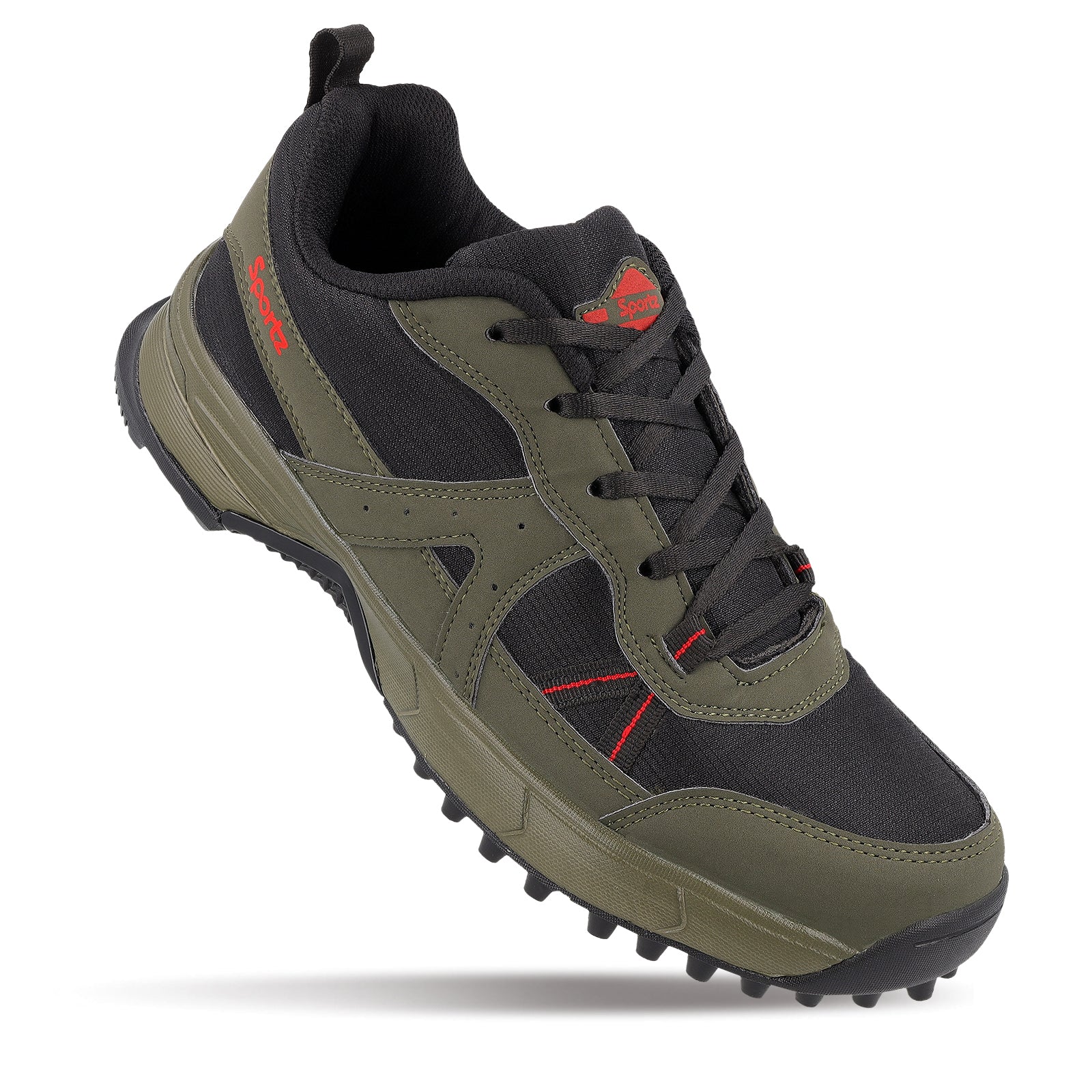 Buy Men's Trekking Shoe - SGE21001 Olive Black Online – Walkaroo