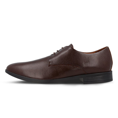 Men's Leather formals Shoes - WF6051 Brown