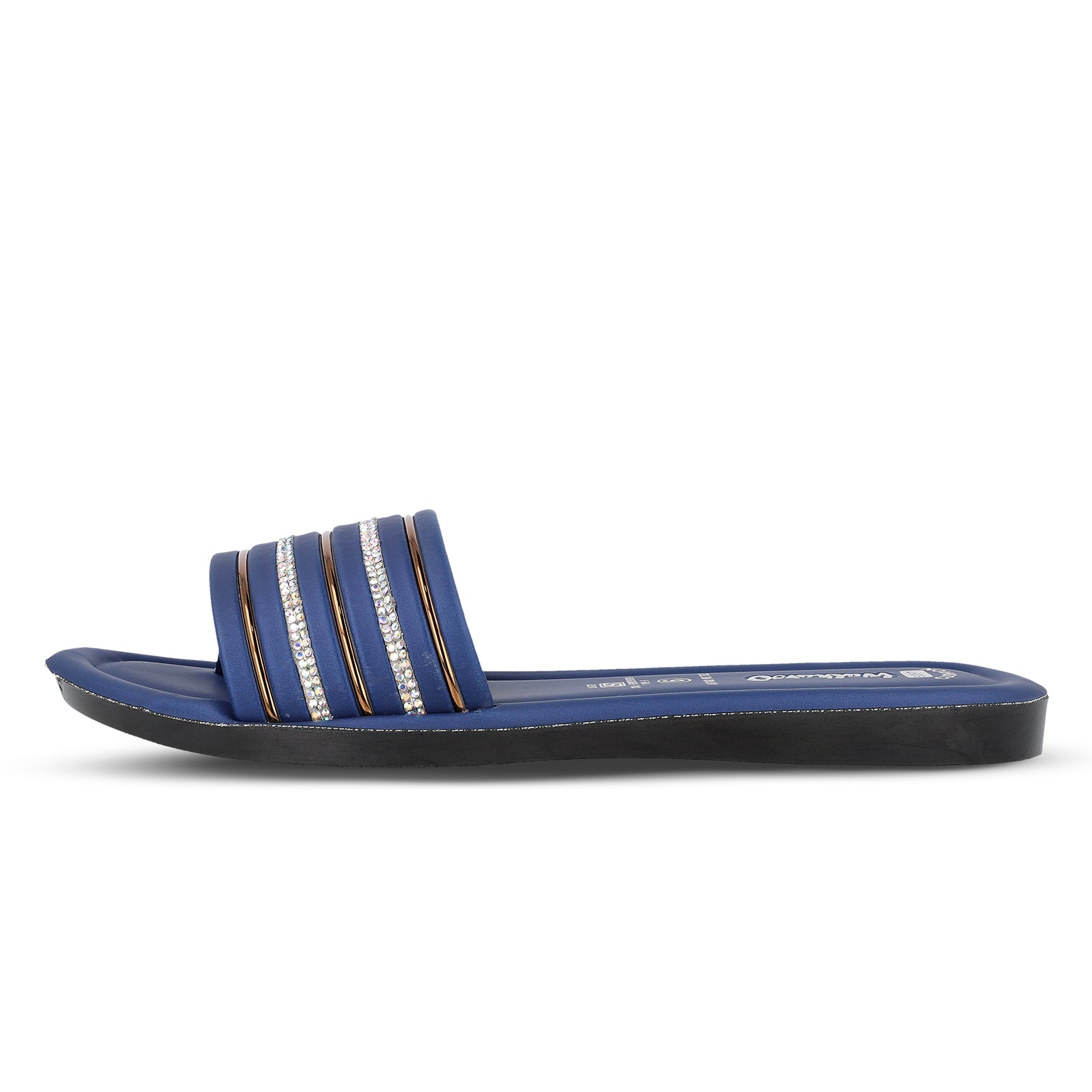 Women's Slide Sandals - WL7635 Navy Blue