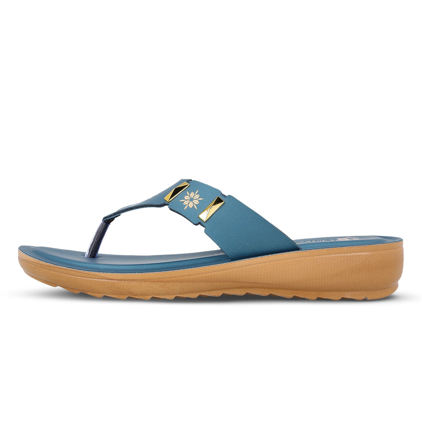 Women's Daily Wear Sandals  - WL7212 Peacock Blue