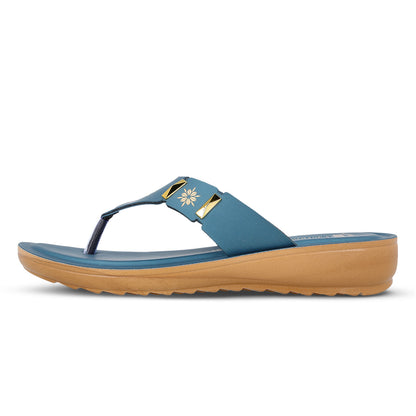 Women's Daily Wear Sandals  - WL7212 Peacock Blue