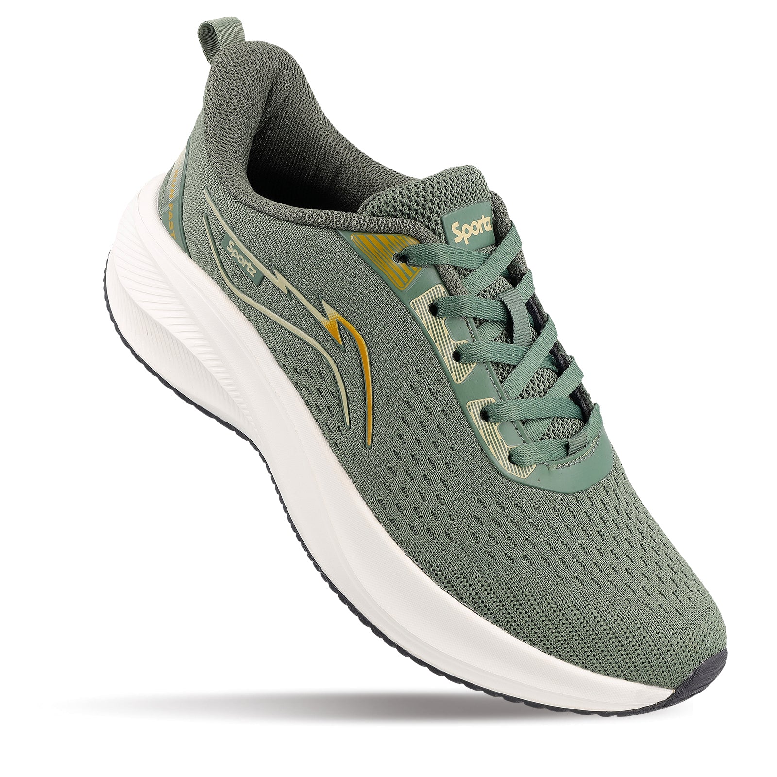 Men's Lace-up Sports Shoe - SGE21009 Olive