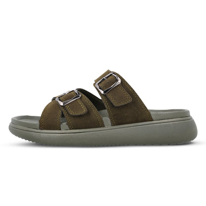 Men's Daily Wear Comfort Sandals - SGE28005 Olive
