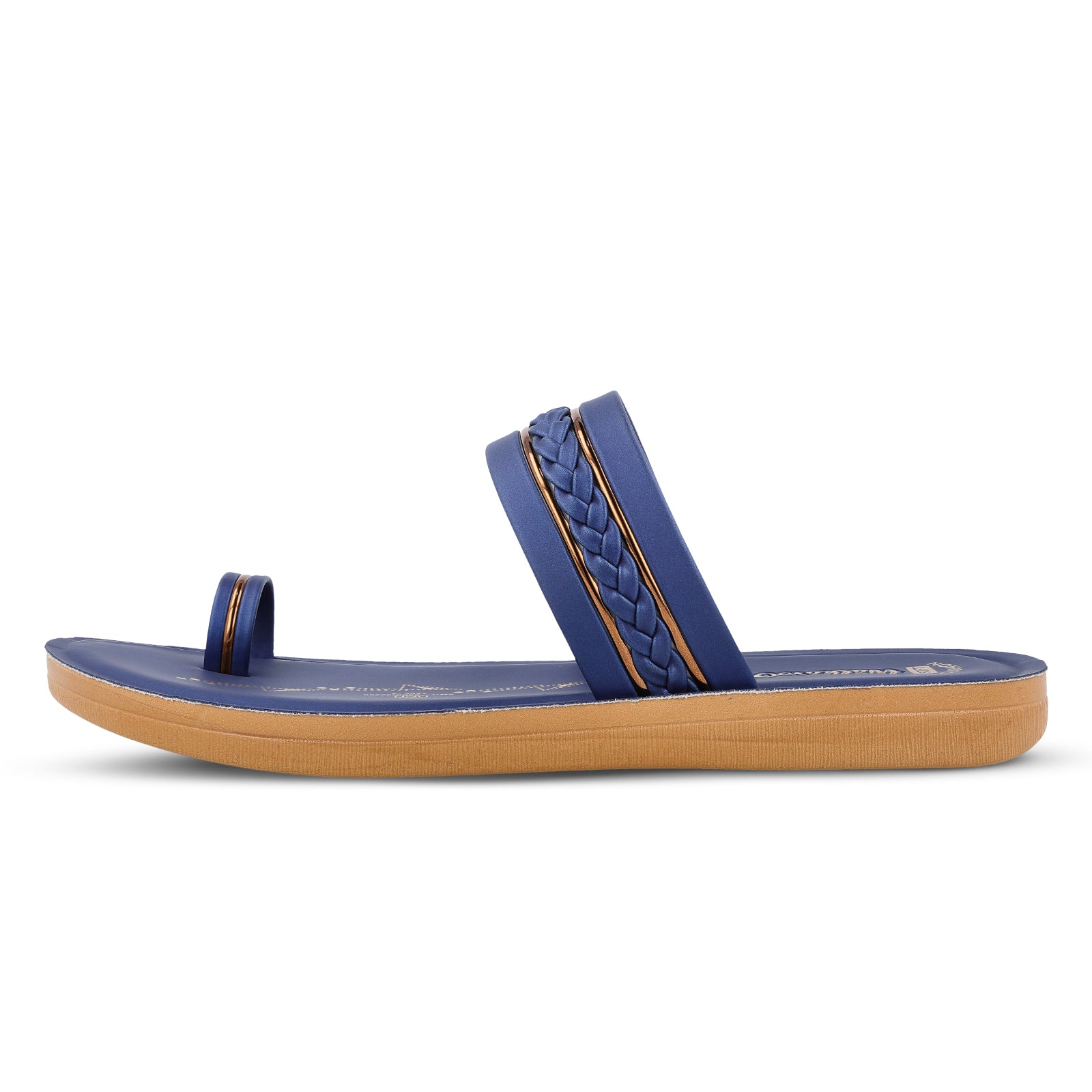 Women's Daily Wear Sandals  - WLR74501 Navy Blue