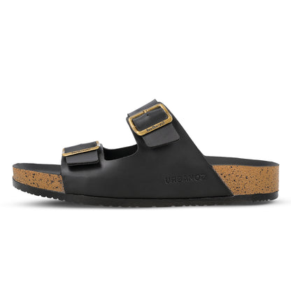Men's Comfort Sandals - WGE53354 Full Black