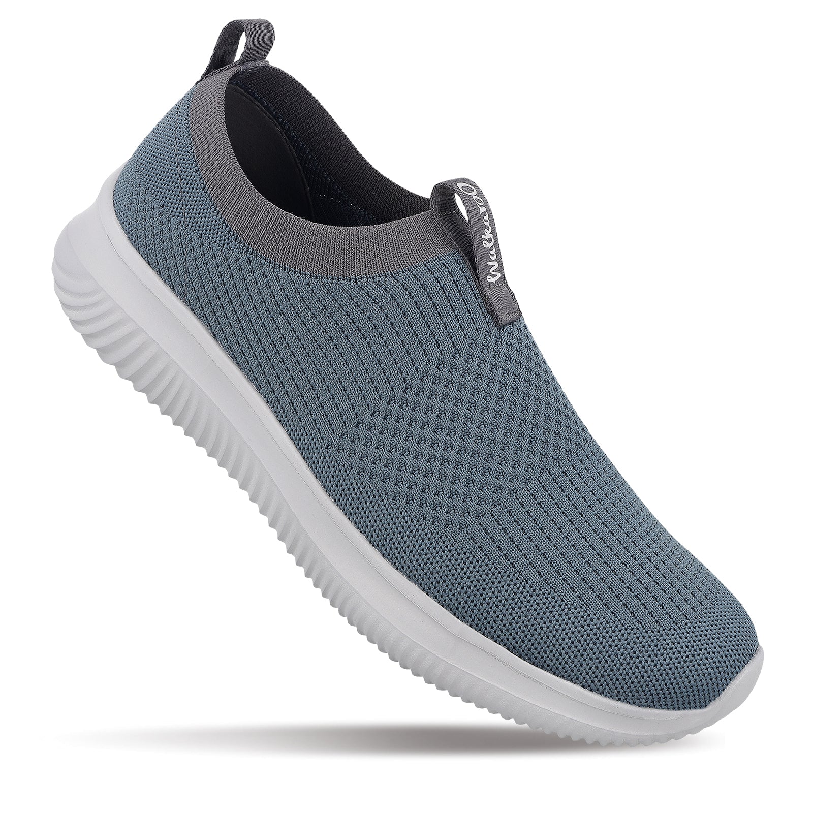 Men`s Slip-on Walking Shoes - WS9551 Cyan Grey