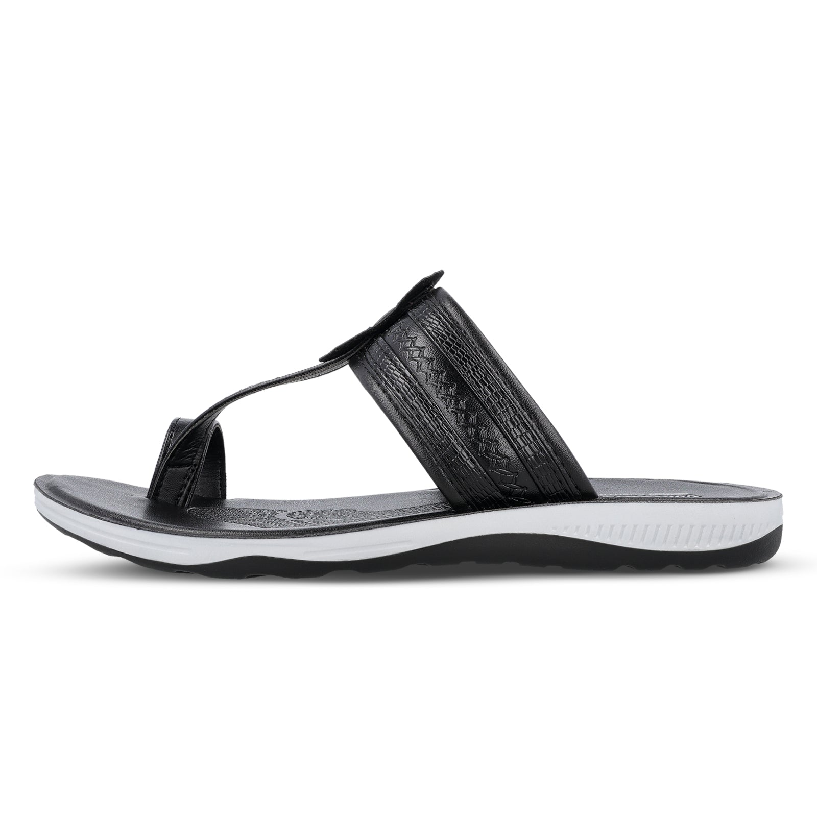 Men's Kolhapuri Chappal - WE1343 Black