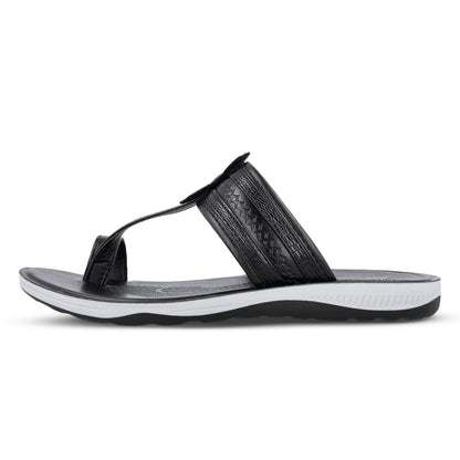 Men's Kolhapuri Chappal - WE1343 Black