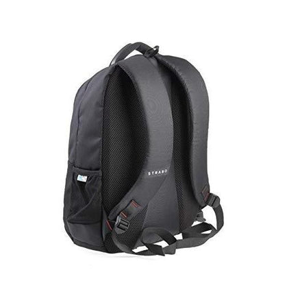 Strabo Moto Laptop Bag School & College Backpacks- Color Black  25L Water Resistant - Strabo 