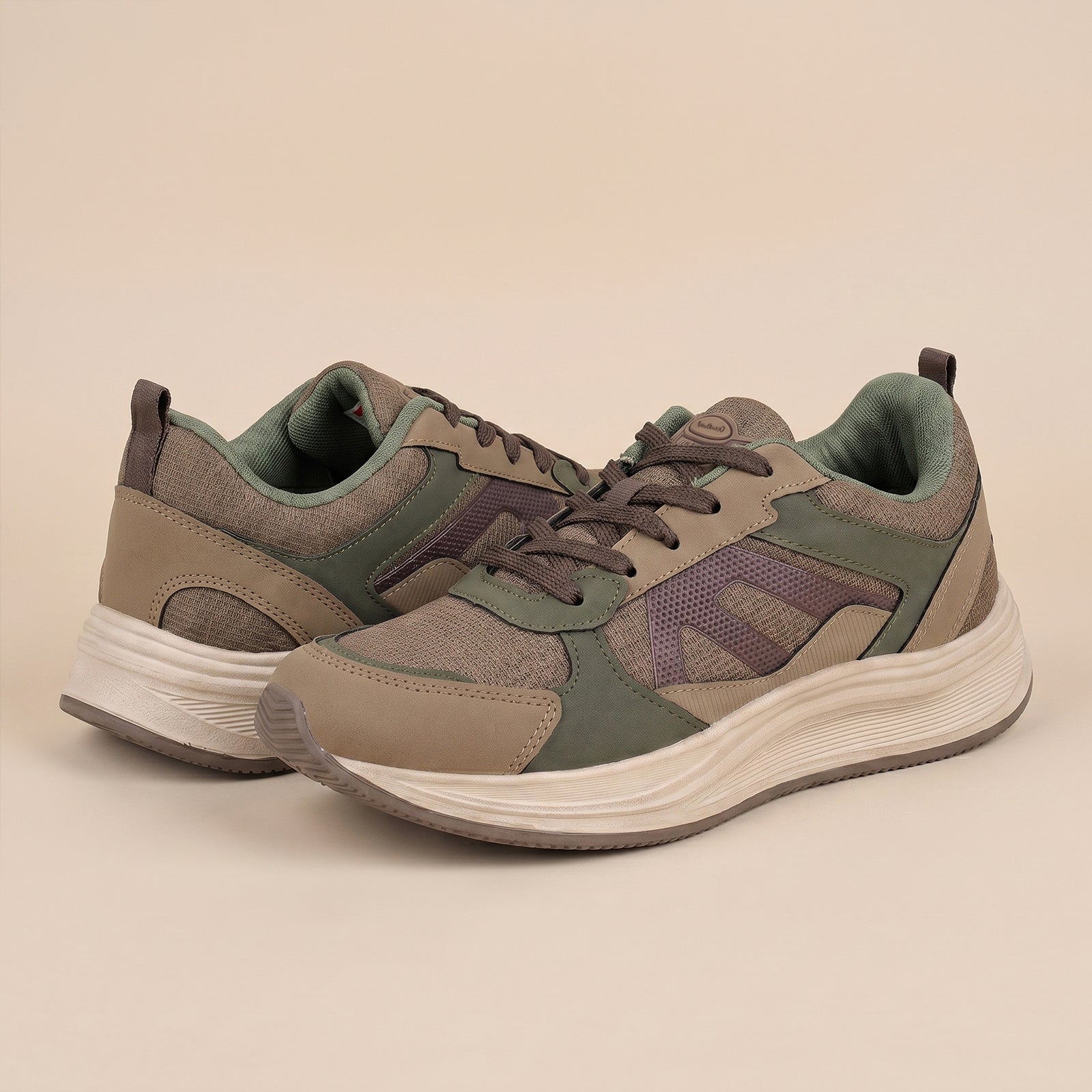 Men's Sports Shoe -ONG97009 Greige