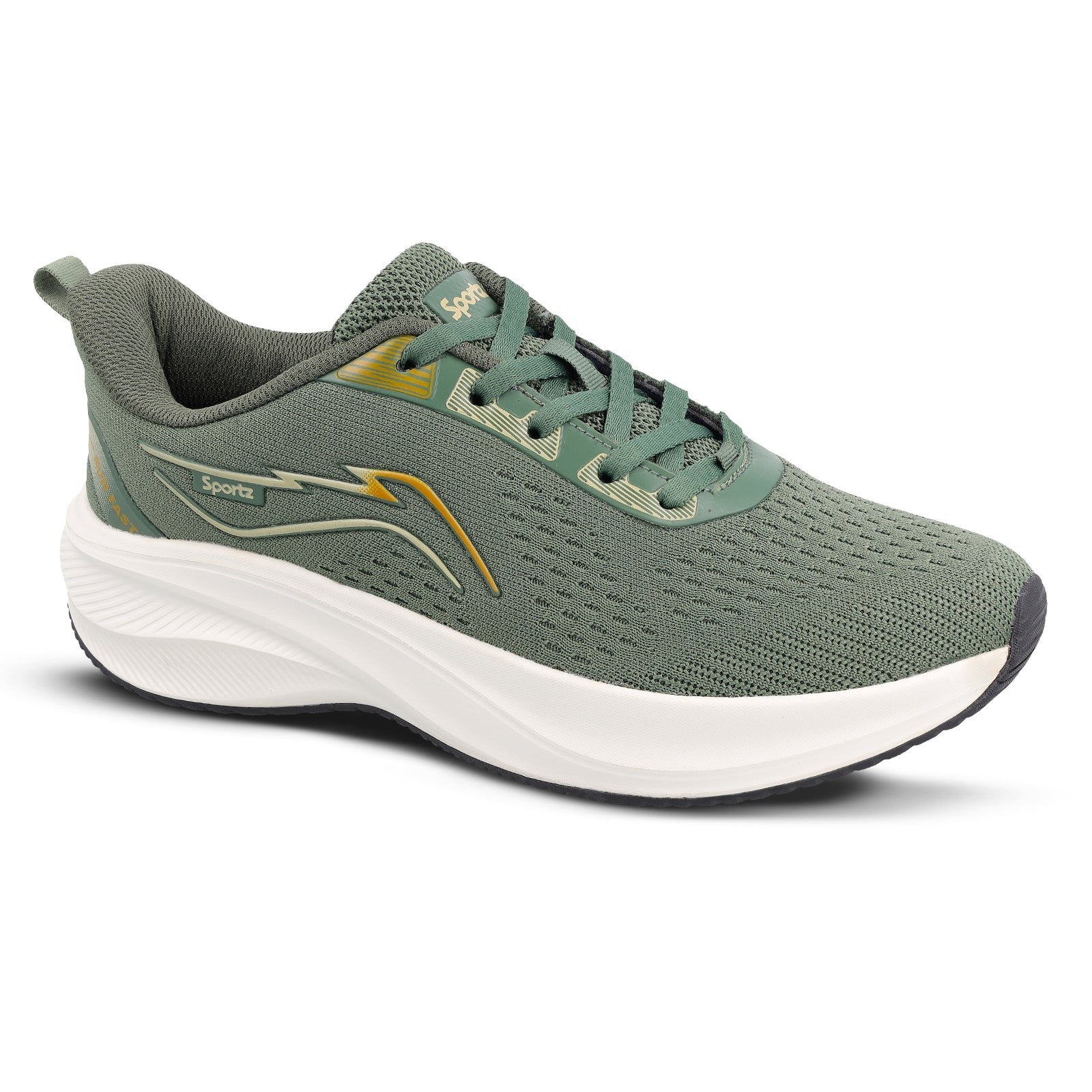 Men's Lace-up Sports Shoe - SGE21009 Olive