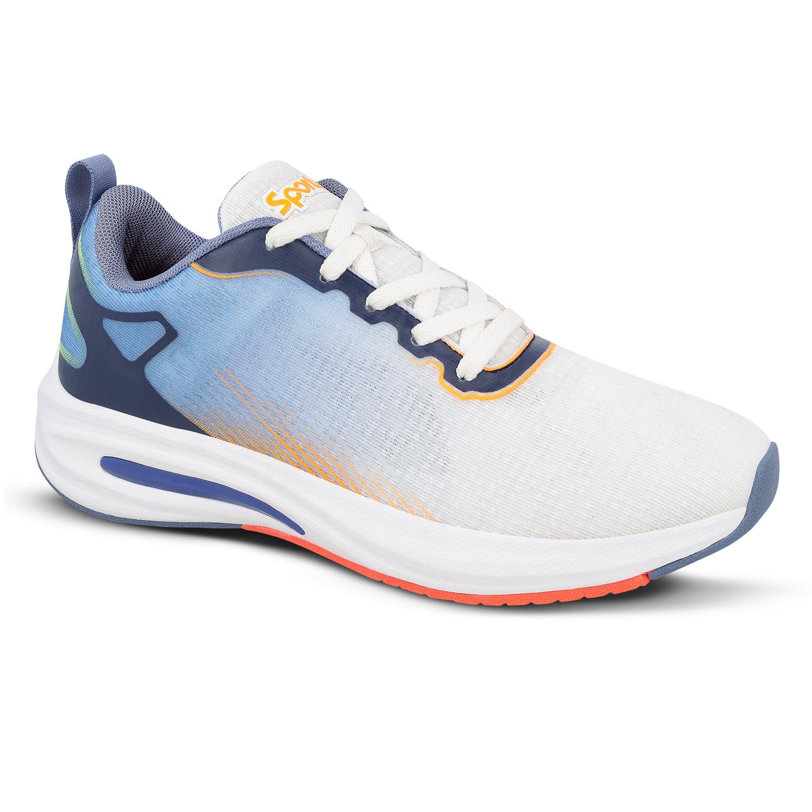 Men's Lace-up Sports Shoes - WS97545 Blue Orange