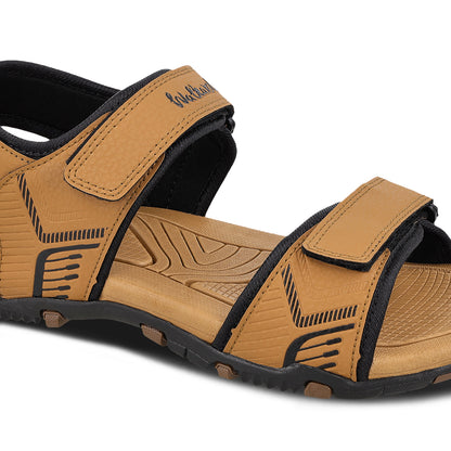 Men's Sports Sandals - WC4467 Tan Black