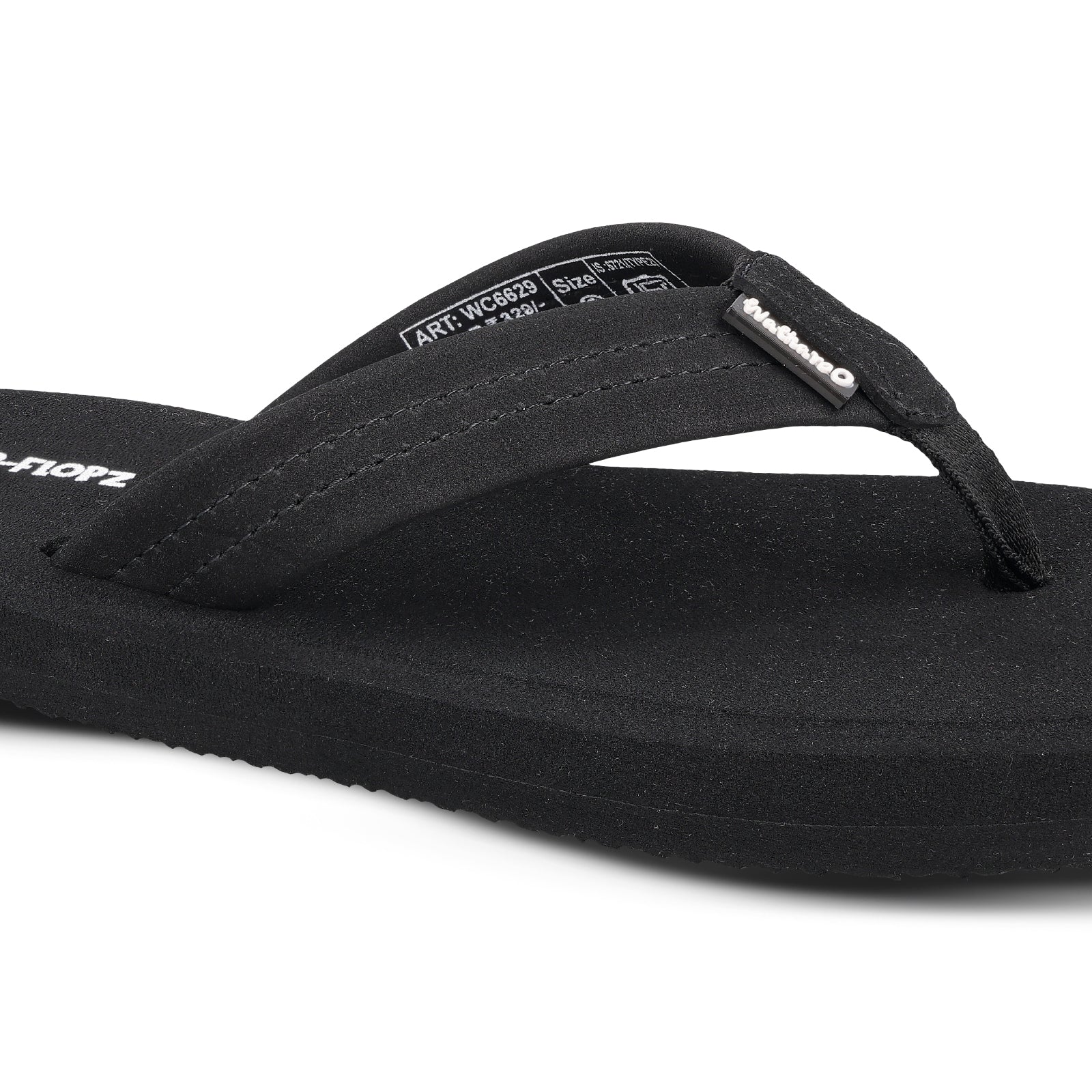 Men's Flip-Flop Slippers - WC6629 Black