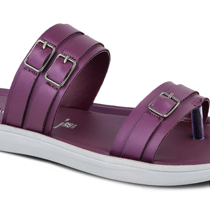Women's Daily Wear Sandals  - WLR74004 Plum
