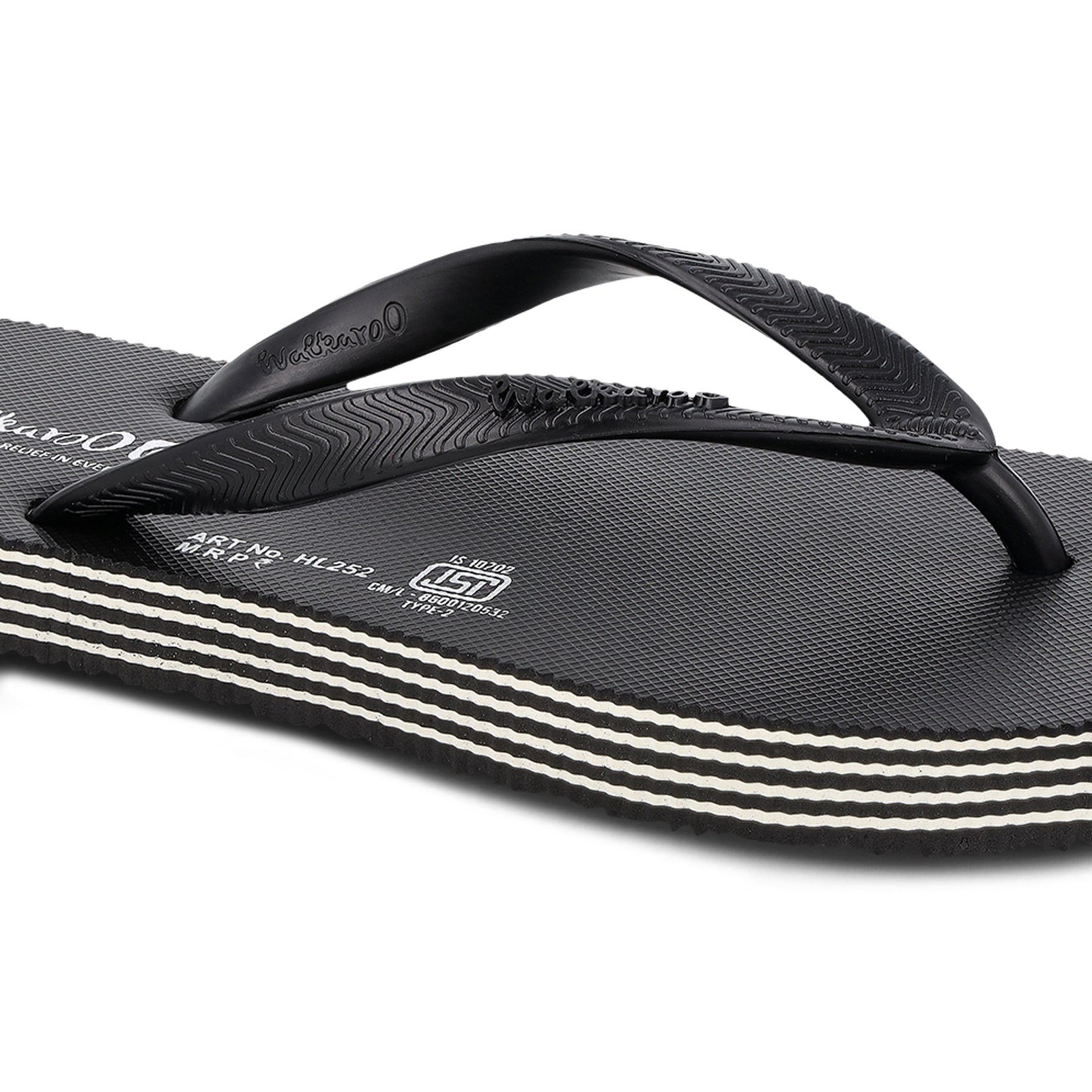 Women's Care Plus Slippers  - HL252 Black