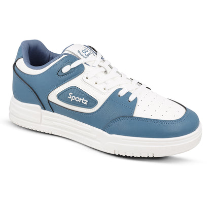 Buy Men's Sports Sneakers SGE24001 White Blue Online at Best Price