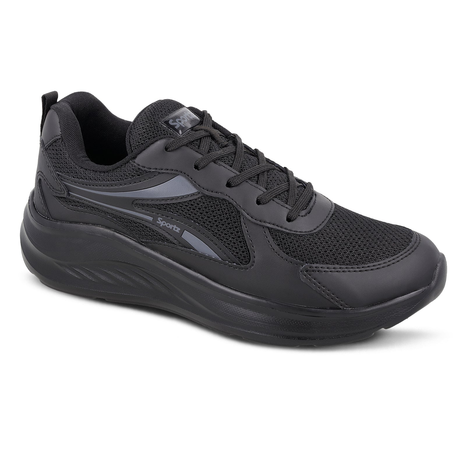 Men's Lace-up Sports Shoe - WS9628 Black