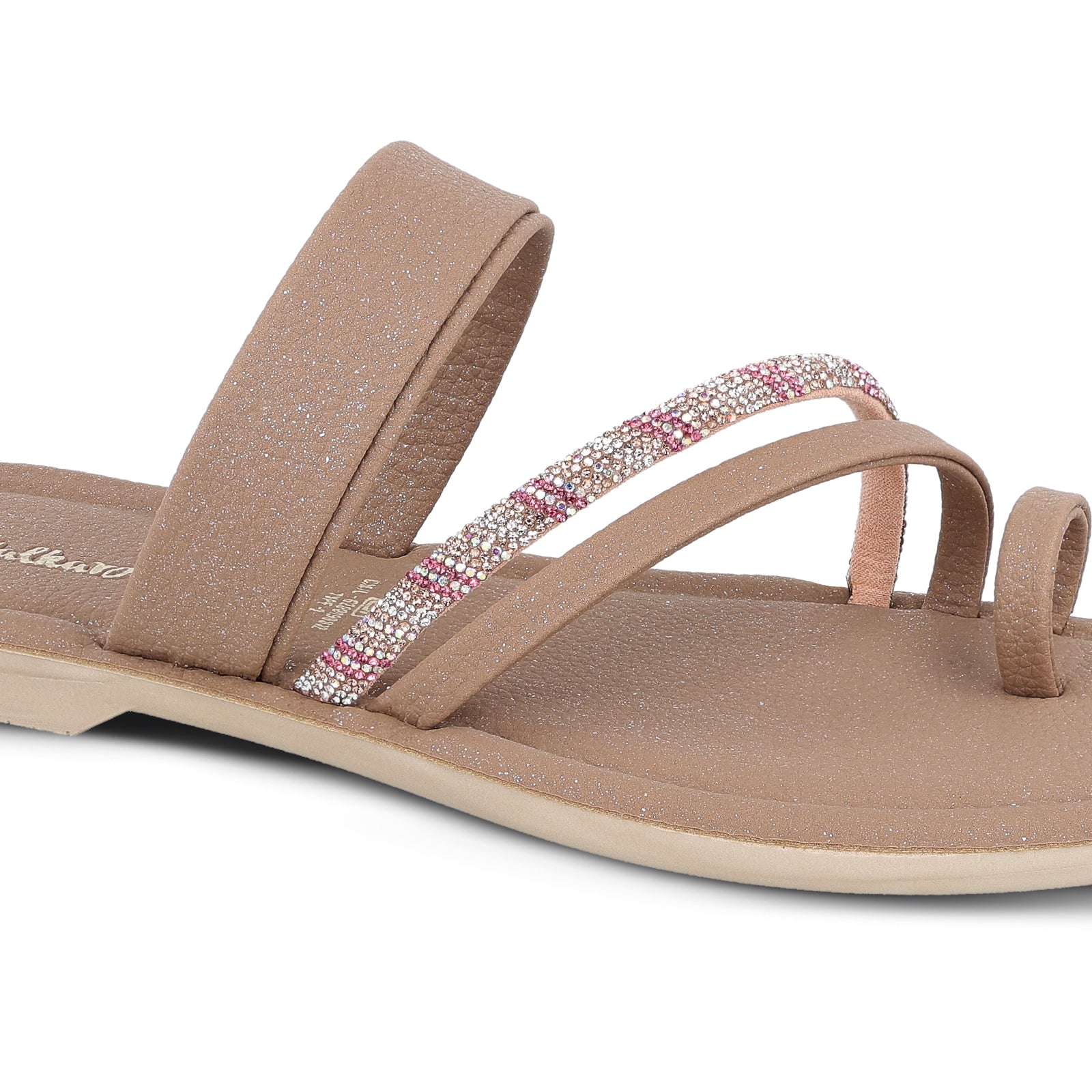 Women's Daily Wear Sandals - WLR72026 Greige