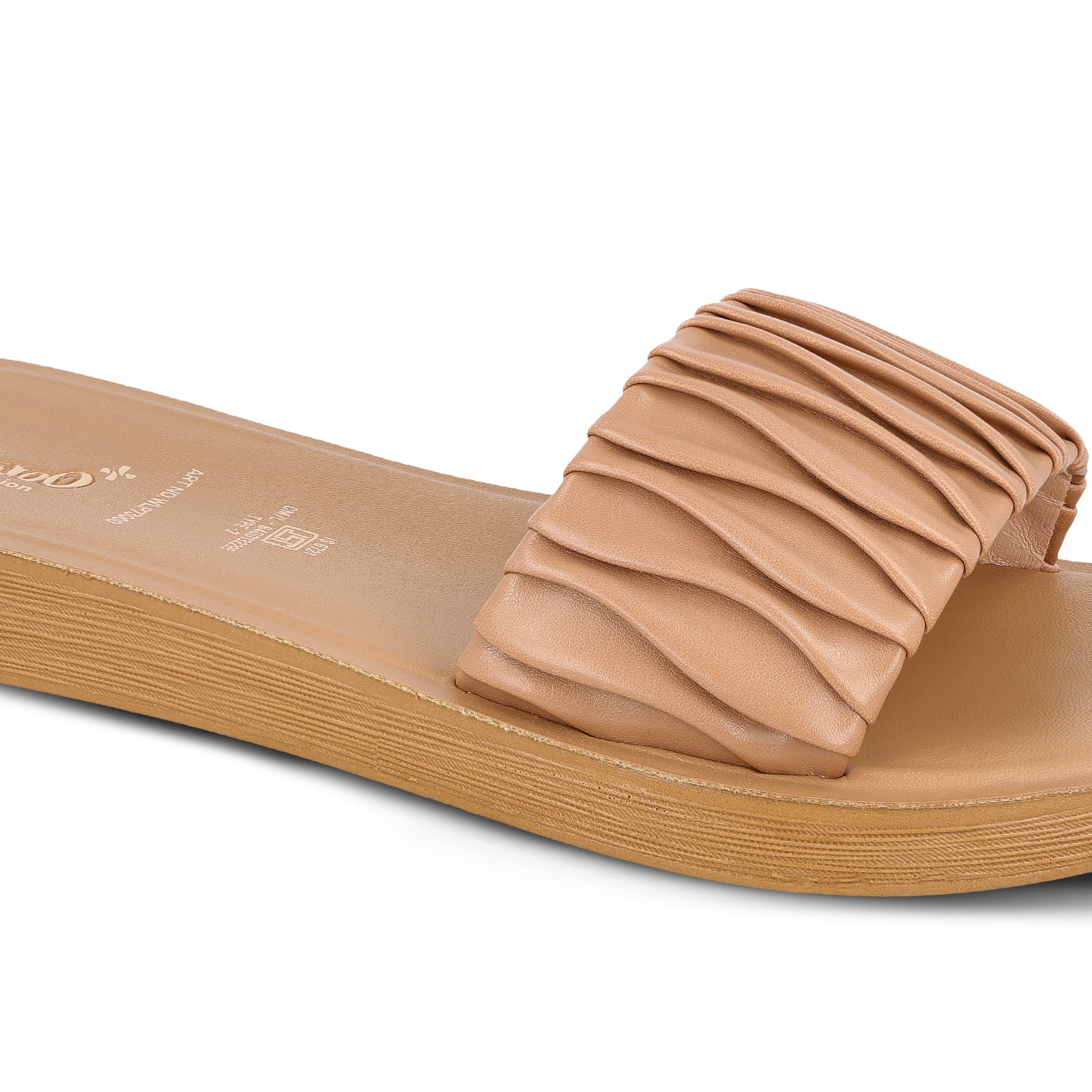 Women's Slide Sandals - WLP73000 Beige