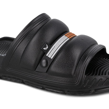 Men's Flip Flop Sliders  - WC8740 Black