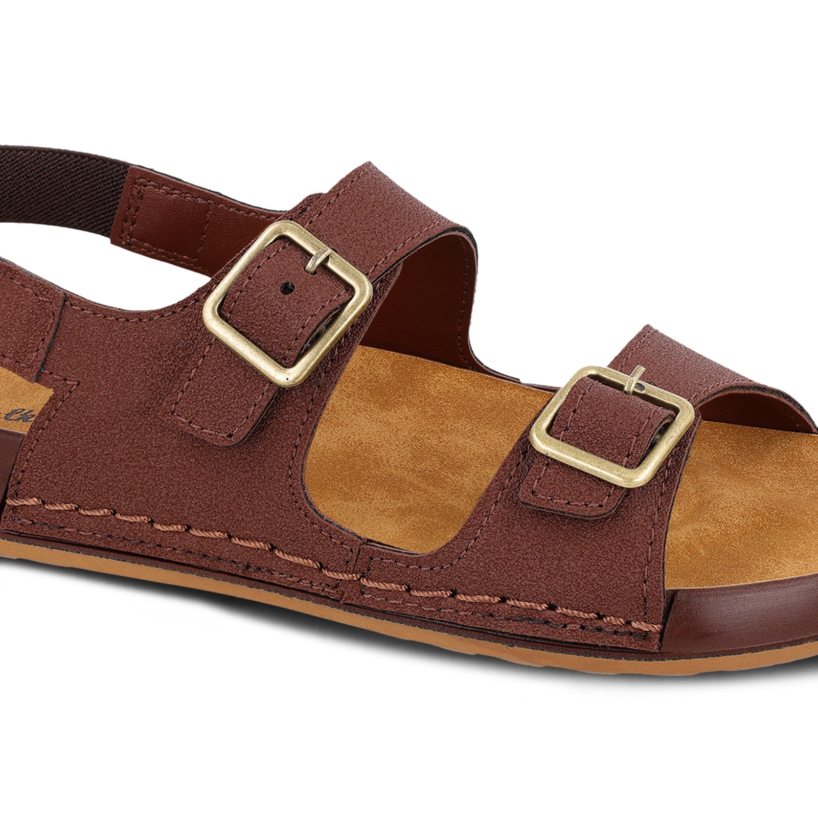 Women's Daily Wear Comfort Sandals - WLP78003 Brown Beige