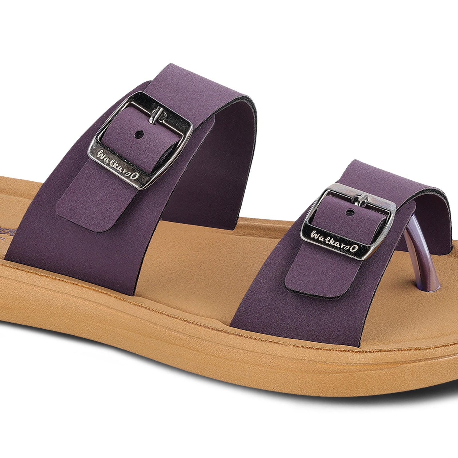 Women's Daily Wear Sandals  - WL7581 Purple Beige