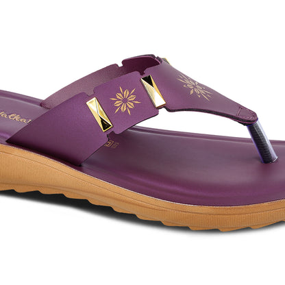 Women's Daily Wear Sandals  - WL7212 Plum