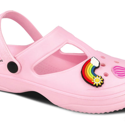 Walkaroo Womens Clogs  - WC8912 Baby Pink