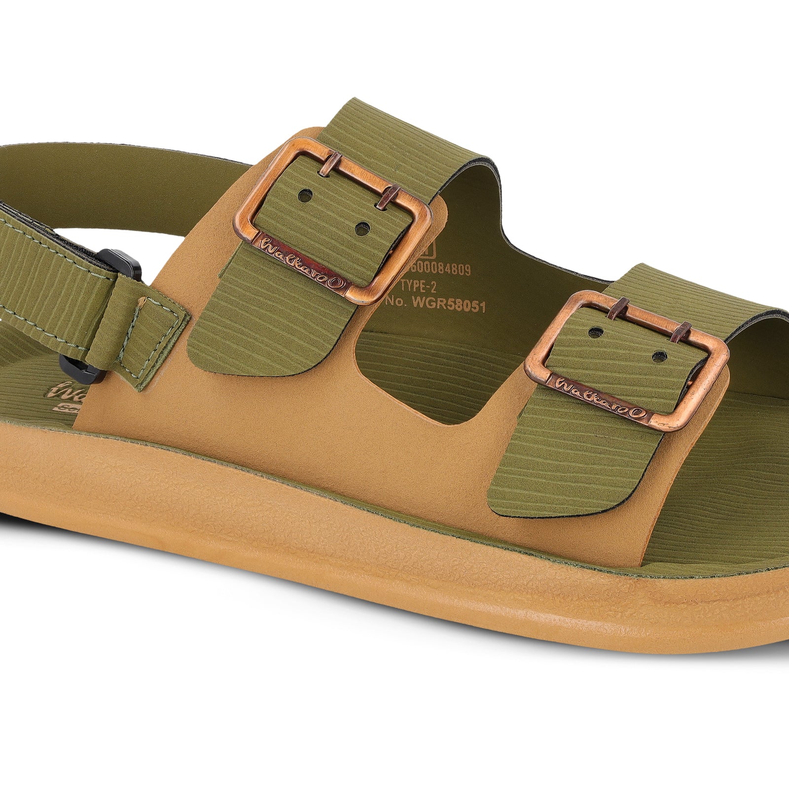Men's Daily Wear Sandals - WGR58051 Olive
