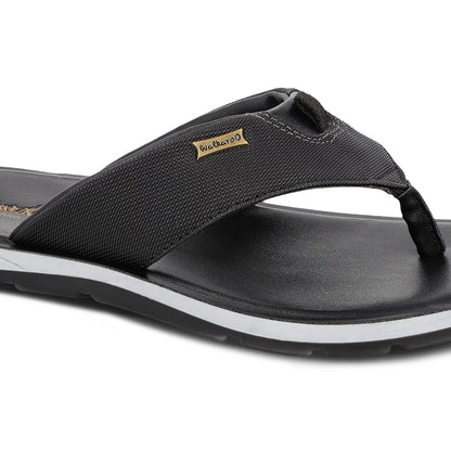 Men's Daily Wear V-Strap Sandals - WE1025 Black
