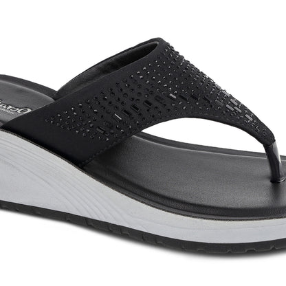 Sparkles Women's Daily Wear Sandal - WE2026 Black