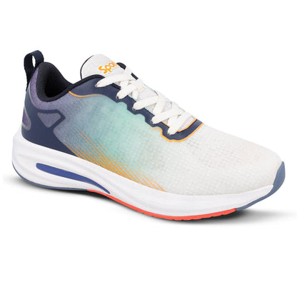 Men's Lace-up Sports Shoes - WS97545 Green Orange