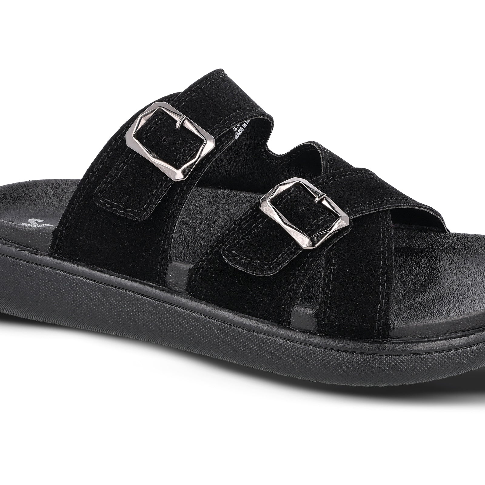 Men's Daily Wear Comfort Sandals - SGE28005 Black