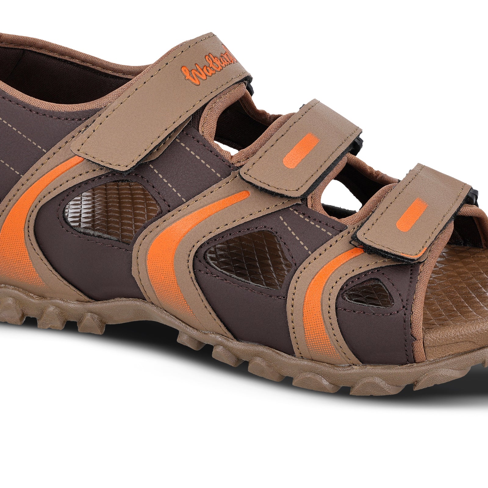Men's Sports Sandals - WC4484 Brown Orange