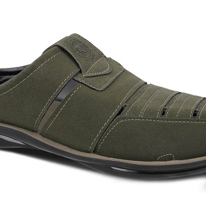 Men's Fisherman Sandals  - WG5638 Olive