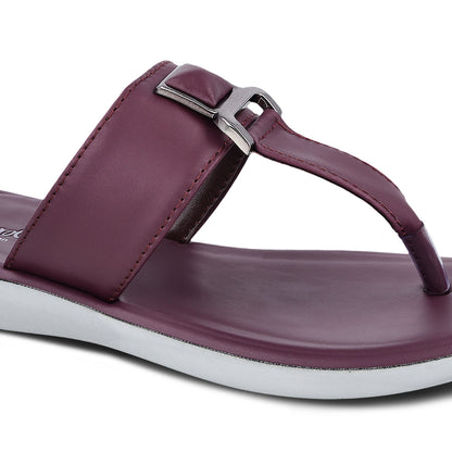 Women's Daily Wear Sandal  - WLR72003 Plum